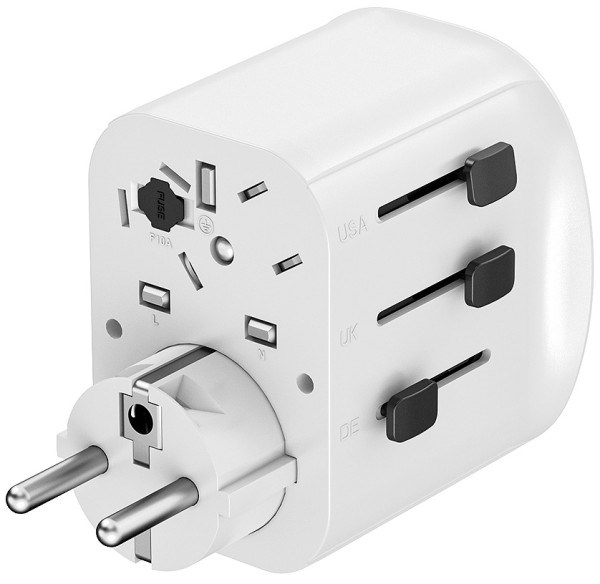 Travel adapter TPA-EU2A1C15-01-W Gembird Univerzalni, sa uzemljenjem 15W UPS i ispravljači SOPING.RS 42 Travel adapter TPA-EU2A1C15-01-W Gembird Univerzalni, sa uzemljenjem 15W - Слика 2