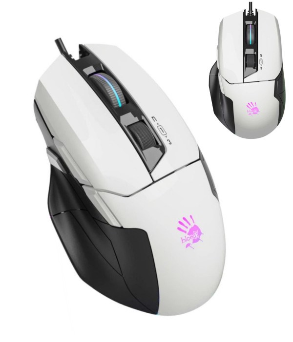 A4-W70 MAX PANDA WHITE A4Tech Bloody RGB Gejmerski opricki mis, 2000Hz/100-10.000 Dpi, USB 126mm Oprema za gaming SOPING.RS 42 A4-W70 MAX PANDA WHITE A4Tech Bloody RGB Gejmerski opricki mis, 2000Hz/100-10.000 Dpi, USB 126mm - Слика 2
