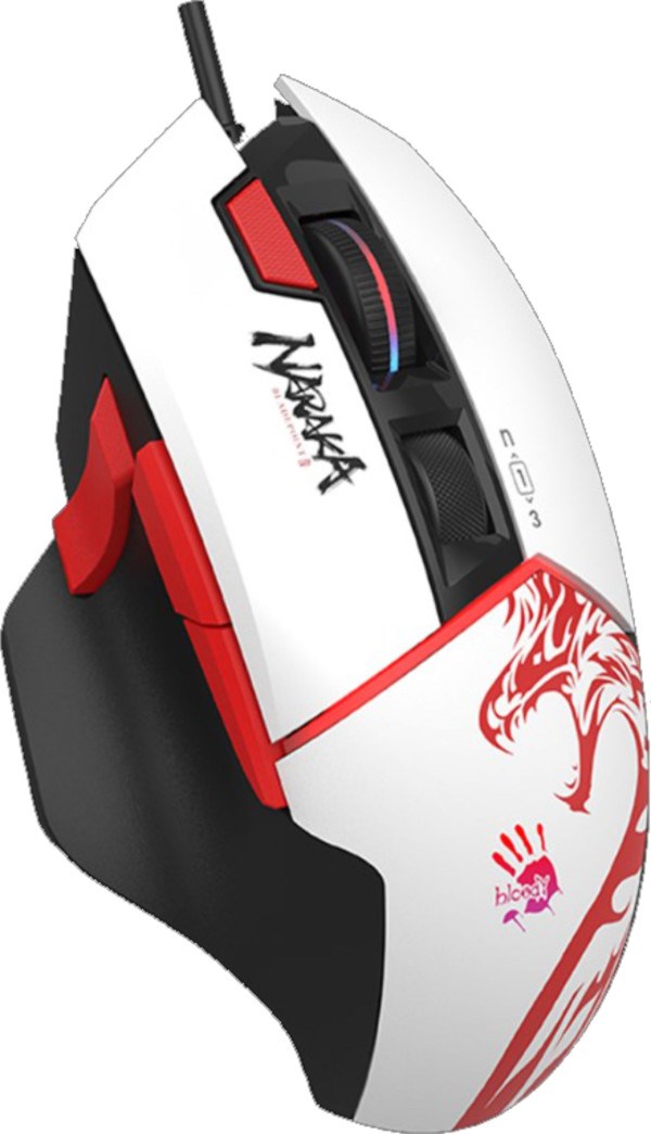 A4-W95 ULTRA NARAKA Bloody RGB Gejmerski mis, 2000Hz/100-20.000 DPI, White USB 135mm Oprema za gaming SOPING.RS 44 A4-W95 ULTRA NARAKA Bloody RGB Gejmerski mis, 2000Hz/100-20.000 DPI, White USB 135mm - Слика 4