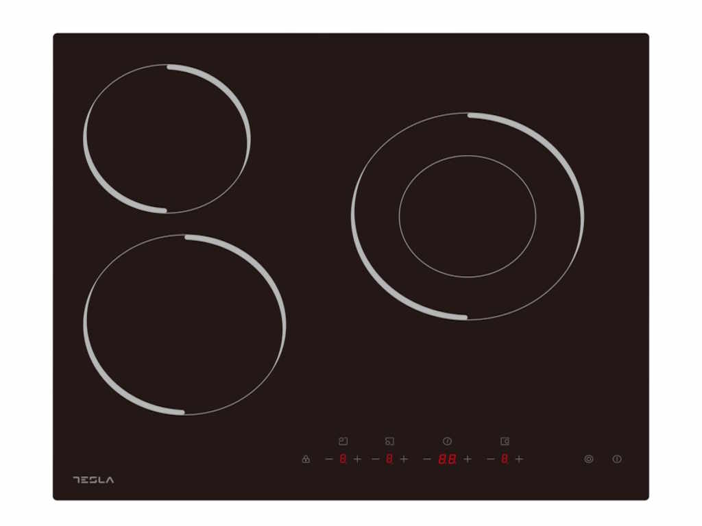 Ugradna ploca TESLA HV6300MB/staklokeramicka/3 zone/52cm/crna Ugradne ploče SOPING.RS 41 Ugradna ploca TESLA HV6300MB/staklokeramicka/3 zone/52cm/crna