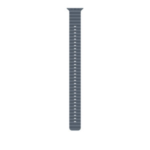 49mm Anchor Blue Ocean Band Extension - Natural Titanium Finish