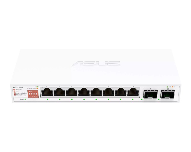 QG-U1080 8-port + 2-port 10G switch beli Svičevi SOPING.RS 41 QG-U1080 8-port + 2-port 10G switch beli