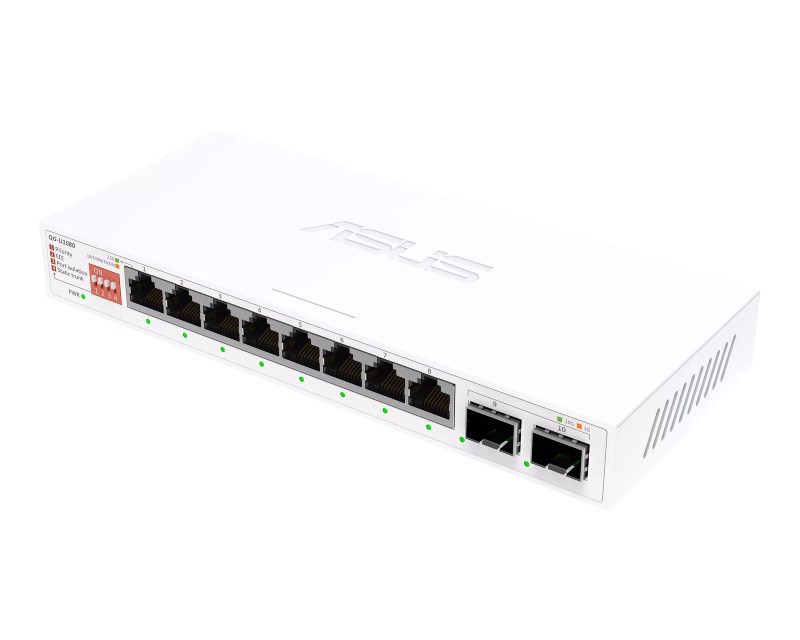 QG-U1080 8-port + 2-port 10G switch beli Svičevi SOPING.RS 42 QG-U1080 8-port + 2-port 10G switch beli - Слика 2