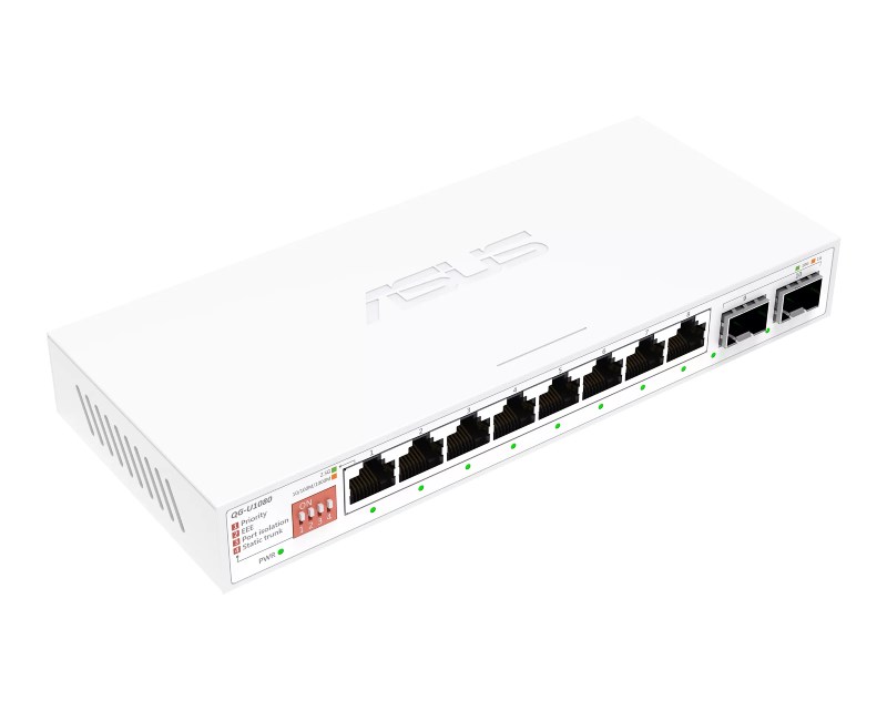 QG-U1080 8-port + 2-port 10G switch beli Svičevi SOPING.RS 44 QG-U1080 8-port + 2-port 10G switch beli - Слика 4