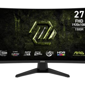 27 inča MAG 275CF X24, FHD 1920x1080 Rapid VA 240Hz gaming monitor