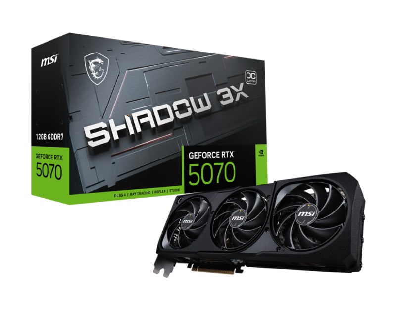GeForce RTX 5070 12G SHADOW 3X OC grafička karta Grafičke karte SOPING.RS 44 GeForce RTX 5070 12G SHADOW 3X OC grafička karta - Слика 4