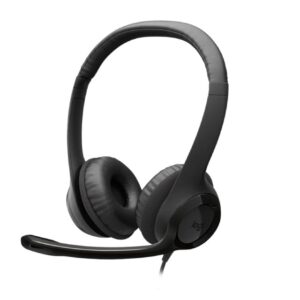 H390 Stereo USB-C slušalice sa mikrofonom crne