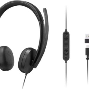 Slušalice LENOVO VoIP Headset 5000 /žicne /Teams/crna