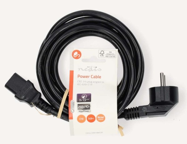 CEGL10015BK30 kabl sa uzemljenjem muški, IEC-320-C13, Ugaoni, 3m, Okrugli, PVC, Crni (PC-186) Napajanja SOPING.RS 43 CEGL10015BK30 kabl sa uzemljenjem muški, IEC-320-C13, Ugaoni, 3m, Okrugli, PVC, Crni (PC-186) - Слика 3