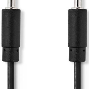 CAGB22000BK20, Stereo audio kabl, 3,5 mm muški, Niklovani, 2,00 m, Crni