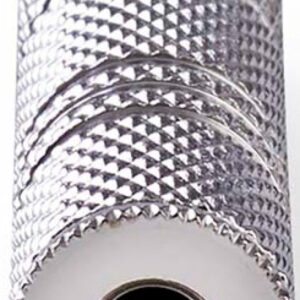 CAGB22950ME, Stereo audio adapter, 3,5 mm ženski, Niklovani, Metal, Srebrni