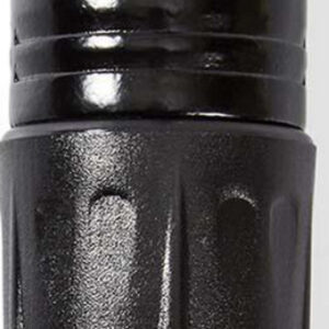 COTP15902BK, XLR konektor, Ravni, Ženski,Niklovani, Lemljenje,Preènik kab. ulaza: 5,0 mm, Crni,1kom